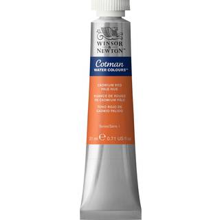 Winsor & Newton Cotman Watercolor Paint 21ml (071-oz) Tube Cadmium Red Pale Hue