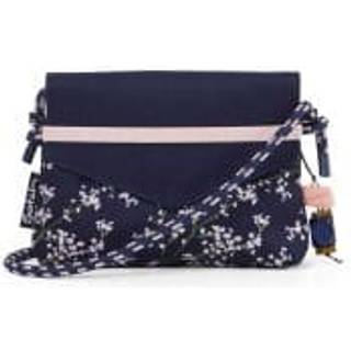 satch Clutch - mit großem Hauptfach und Spiegel, extra Reißverschlussfach