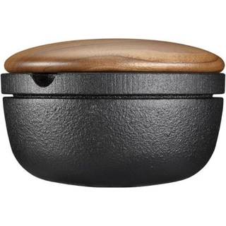Skeppshult Gewürzmühle Swing L - Gusseisen mit Walnussholzdeckel - Braun,Schwarz
