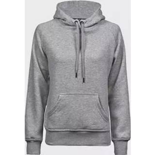 Tee Jays Hooded Dame Sweatshirt, Lysegrå, Str. S