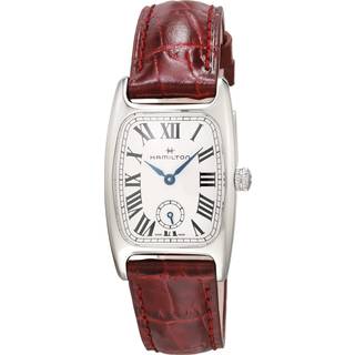 Hamilton American Classic Boulton Small Second Quartz M White Dial Leather Strap Women's Watch H13321811