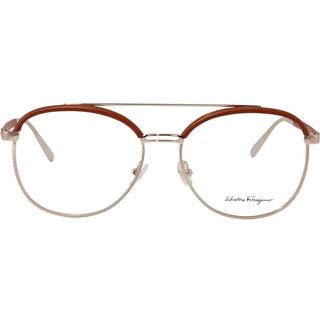 Ferragamo Kvinde SF2195L 42914 704 Optiske stel Metal Guld Pilot