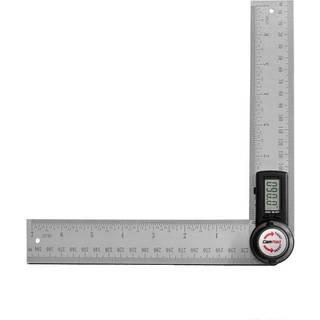 Gemred 82305 Digital Angle Finder Gemred Protractor Rustfrit st?l 7inch 200mm (sort knap)
