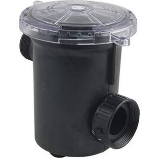 Waterway 310-6500 Hi-Flo pumpe-strainerhus med låg og bund - 6-tommers afløbsfælde-samling til udendørs pumper, 1 1/2-tommer x 2-tommer