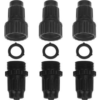 3sæt stik til havevandsslange, der ekspanderer slange kvindelige mandlige reparationssæt