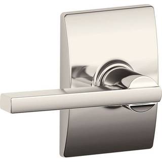 Schlage F10 Lat 618 Cen Latitude Lever med Century Trim Hall og skabspoleret nikkel