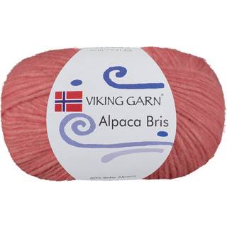Viking Alpaca Bris 349 Lakserosa Indhold: 60% Baby alpaca, 29% nylon, 11% merinould Vægt/længde: 50 g = ca. 150 meter Anbefalede pinde: 6-7 mm Strikkefasthed: 10 x 10 cm = 12 m Vask: Håndvask / Max 30°C / Tørres fladt.
