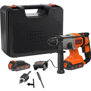 Black & Decker BCD900E2K-QW Bore-/skruemaskine med 2 stk 2,5 Ah batterier og oplader