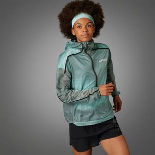 adidas AGR Pro WW Jakke Dame - Vandtæt, Letvægts, Reflekser, Str. M, Blå