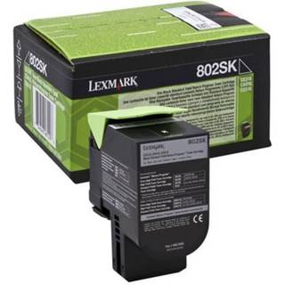 Lexmark Lexmark 802SK Tonerkassette sort 80C2SK0