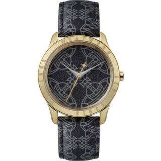 Vivienne Westwood Berkeley Black Dial Leather Strap Ladies Watch VV268GDBK