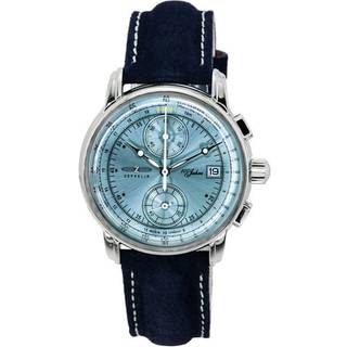 Zeppelin 8670-4 Chronograph 100 Jahre Zeppelin Herrenuhr 42mm 5ATM