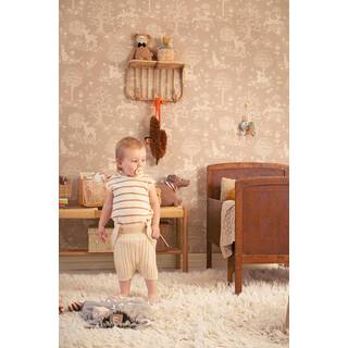 Majvillan Tapet Summer Fields, Soft Brown