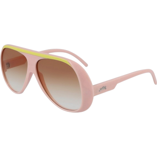 LONGCHAMP Kvinde LO664S 43468 601 Solbriller Plast Rosa Brun Pilot Normal Skygge