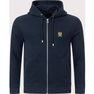 Belstaff Full Zip Hoodie Navy