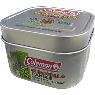 Coleman Pine Duftende Citronella Candle With Wooden Crackle Wick - 6 Oz Tin