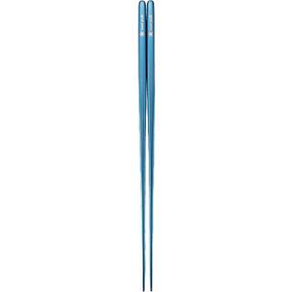 Anodized Titanium Chopsticks Blue - ONESIZE