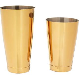 Barfly M37009GD Cocktail Tin Set (18 oz og 28 oz) guld