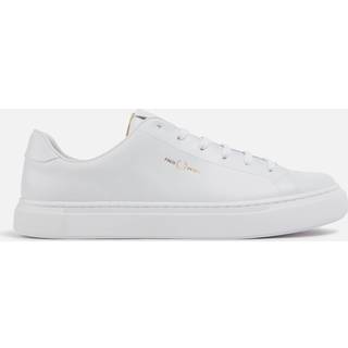 Fred Perry Herren Sneaker weiß Glattleder