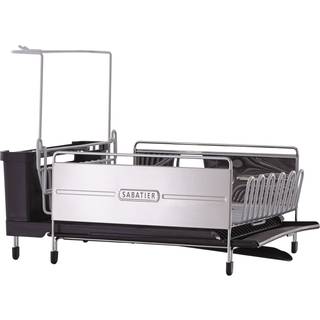 Sabatier Expandable Rustfrit st?l opvaskemiddel med rustbestandigt bl?de belagte ledninger og tovejs tud med redskabet caddy og aftagelig stemwar