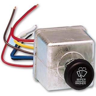 Strømafbryder / kontakt til viskermotor Exalto Wiper Control Retro, 24 V, 2-trins, med viskerrobot, for 1 viskermotor