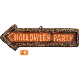 Halloween Party Hinweisschild 56 x 17 cm