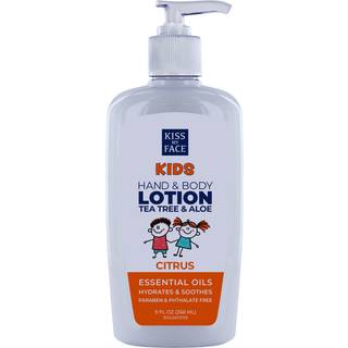 Kiss My Face Kids Cleansing Hand Spray - Rinse -Free On the Go Cleansing - Vegan & Cruelty -Free - Tilf?jet tetr? og aloe - Velegnet til f?lsom h