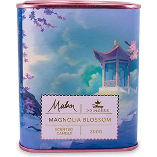 Disney Princess Home Collection Mulan 11-ounce duftende tepys med Magnolia Blossom Duft | 28-timers forbr?ndingstid | Hjemindretning Husopvarmnin
