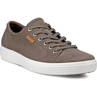 ECCO Soft 7 M - Sneakers i nubuck til herrer - Brun - Size: 49 (UK 13.5-14)