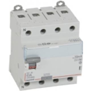 LEGRAND DX³ RCCB fejlstrømsafbryder 63A 4pol 30mA type-F 4M 10KA