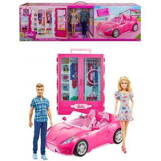 Barbie Dukke, cabriolet og skab (GVK05)