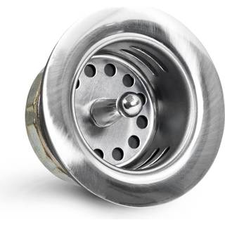 HighCraft 9773 Bar/Prep Sink 2 1/2 Junior Duo Rustfrit stålafløbsmontering med silkurv og gummiprop