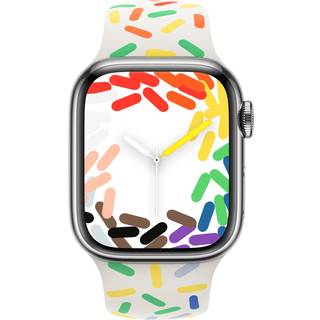 Apple Watch 41 mm sportsrem Pride Edition M/L ➞ På lager - klar til levering