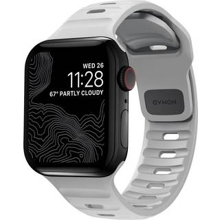 Nomad Apple Watch (42/44/SE/45/46/49mm) Sport Band Rem - Lunar Gray