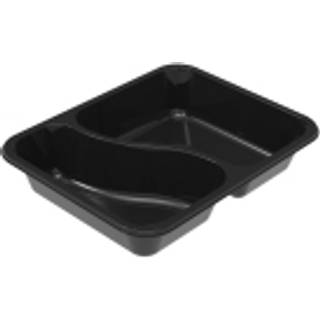 Bakke S-delt Sort, 2-rums, 360 stk. 227x178x43mm, C-PET 2227-2F
