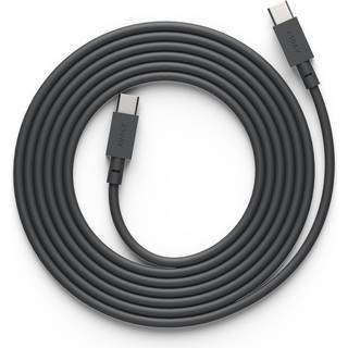 Avolt Cable 1 Opladningskabel Usb-c / Lightning 2 m Gotland Grey - Ledninger & Lampeophæng Silikone Stockholm Black - C1CL-IN20-18SB