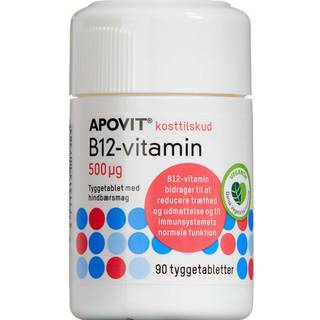 Apovit B12-vitamin 500 µg- Fri fragt over 249