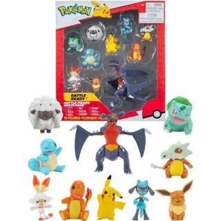 Pokemon Battle Ready Action Figure 10-pakke - På lager i butik