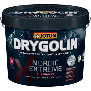 TILBUD: Jotun Drygolin Nordic Extreme Supermat 9 l. Farve: E-04 Sortbrun