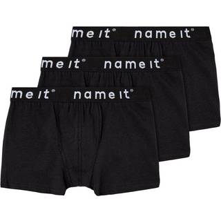 Name it 3-pak boxershorts/underbukser sort til drenge