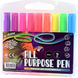 Allround tusser - Neon, 9 stk