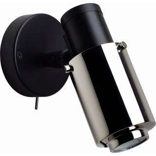 Biny Spot LED Mat Sort/Nikkel m/afbryder u/håndtag - DCW Editions