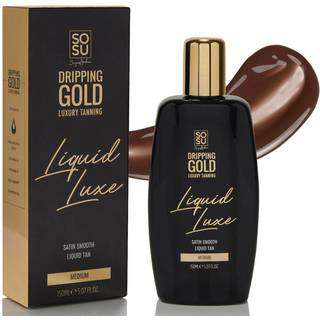 Dripping Gold Luxury Tanning Liquid Luxe Selvbrunervand til krop Medium 150 ml - 150 ml