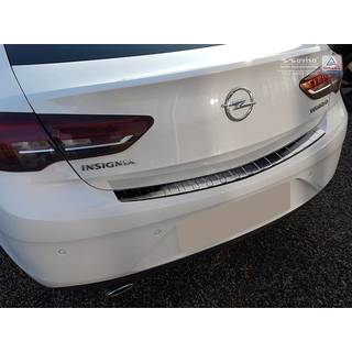 Læssekantbeskytter - Opel Insignia Grand Sport 2017->, FL2020-> Rustfrit Stål - Sort Børstet Stål