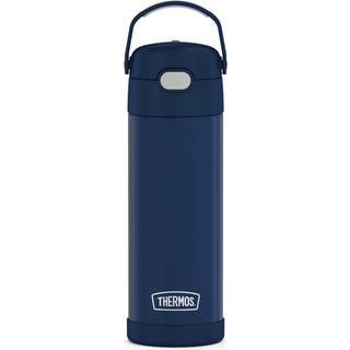 THERMOS FUNTAINER 16 ounce rustfrit stål vakuum isoleret flaske med bred tud låg Navy