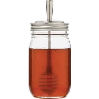 Jarware Honey Dipper L?g til Regular Mund Mason Jars Rustfrit st?l 6.5 """" X 3 """"