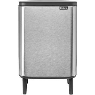 Brabantia Bo affaldsspand høj 12 L Matbørstet stål