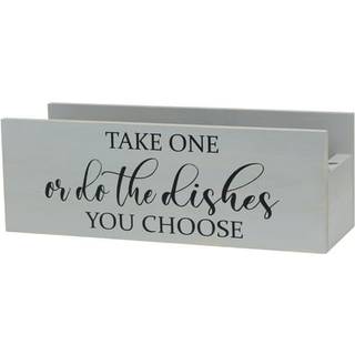 Elegante design Pantry plukker bondegård træ køkken bordplade dekorativ arrangør til plader kopper redskaber servietter