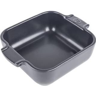 Peugeot Appolia Auflaufform quadratisch 18 cm schiefergrau - Keramik - Grau