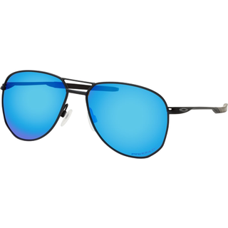 Oakley Mand OO6050 CONTRAIL TI 605004 Solbriller Titanium Grå Blå Rund Polariseret Prizm